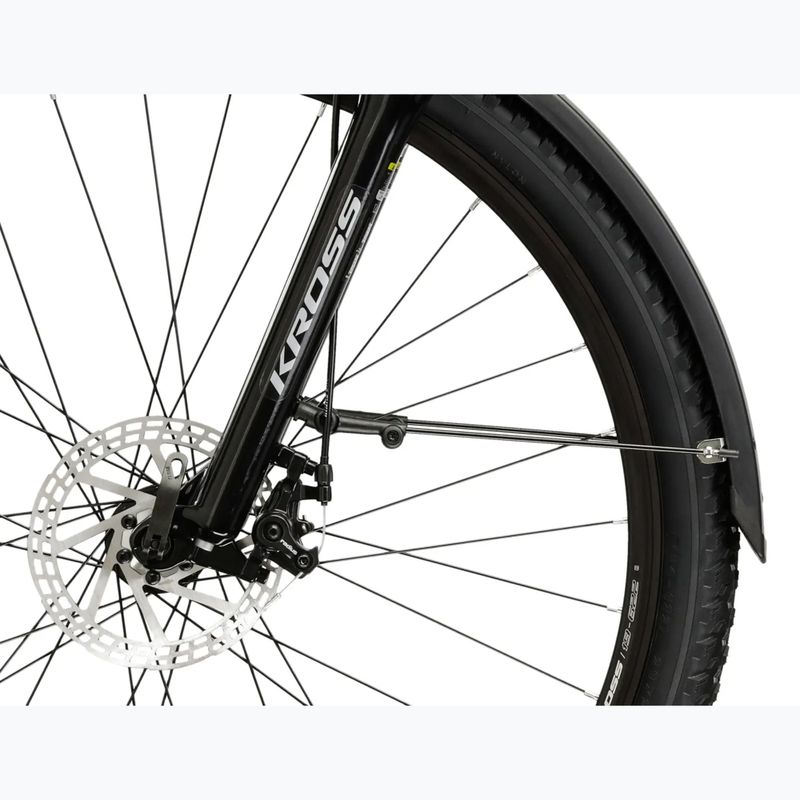 Велосипед гірський KROSS Hexagon 2.0 EQ 27,5" сірий/темно-сірий/глянець 7
