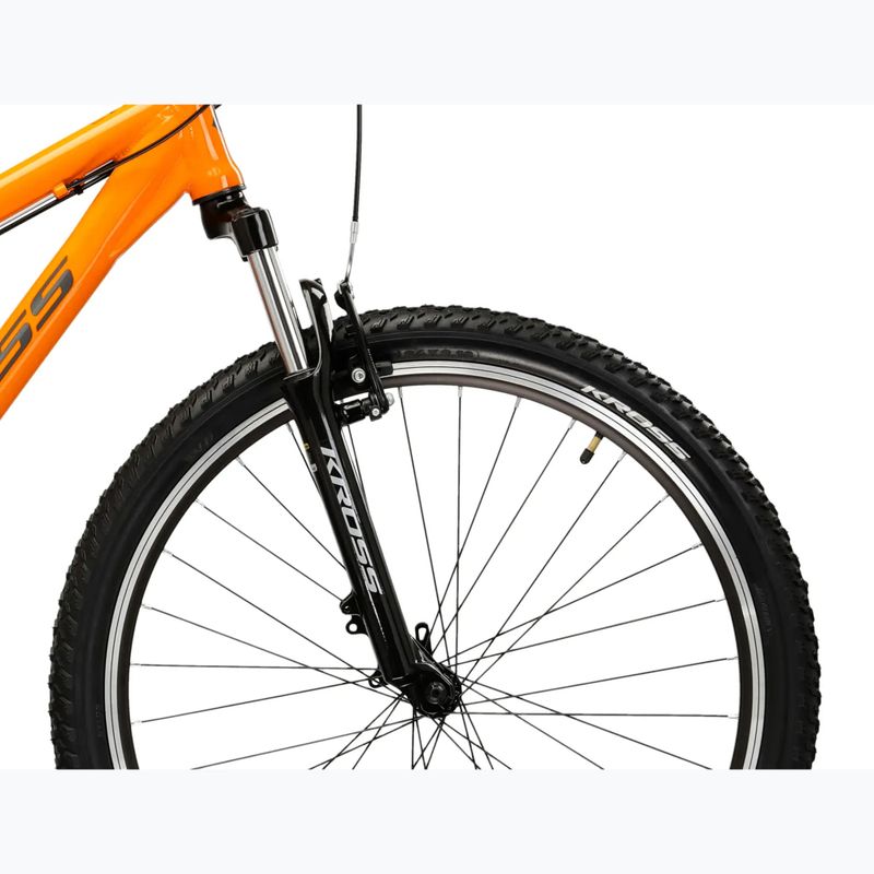 Велосипед гірський KROSS Hexagon 1.0 26" помаранчевий/графіт/ глянцевий 6