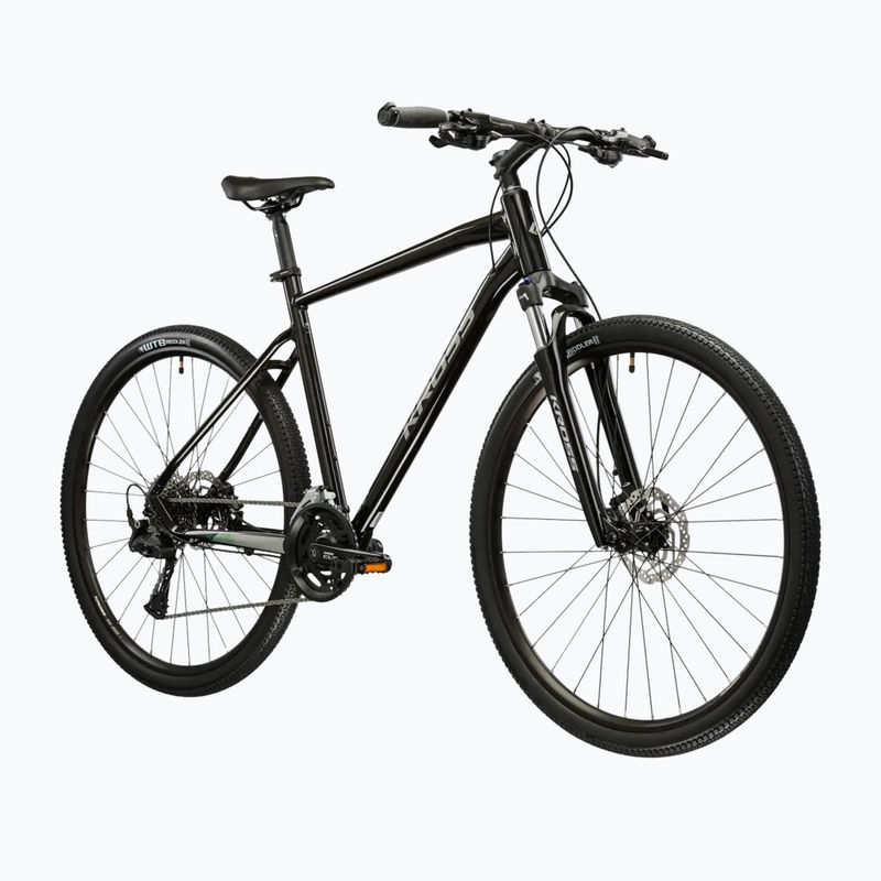 Велосипед кросовий KROSS Evado 7.0 чорний/срібний/глянець 2