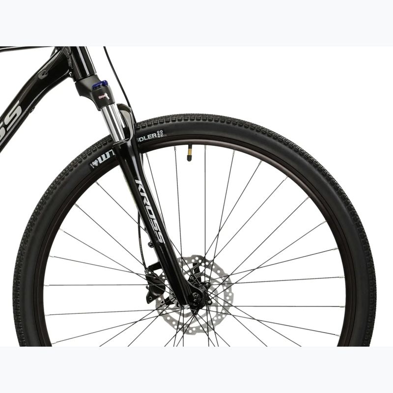 Велосипед кросовий KROSS Evado 7.0 чорний/срібний/глянець 6