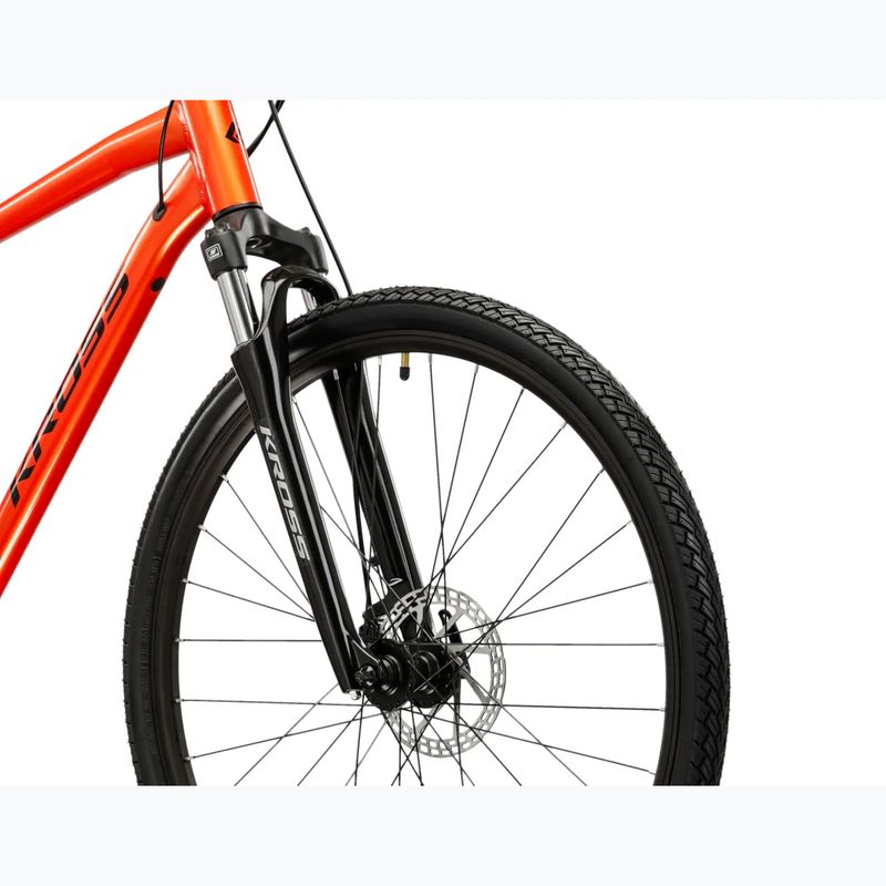 Велосипед кросовий KROSS Evado 3.0 помаранчевий/чорний 5