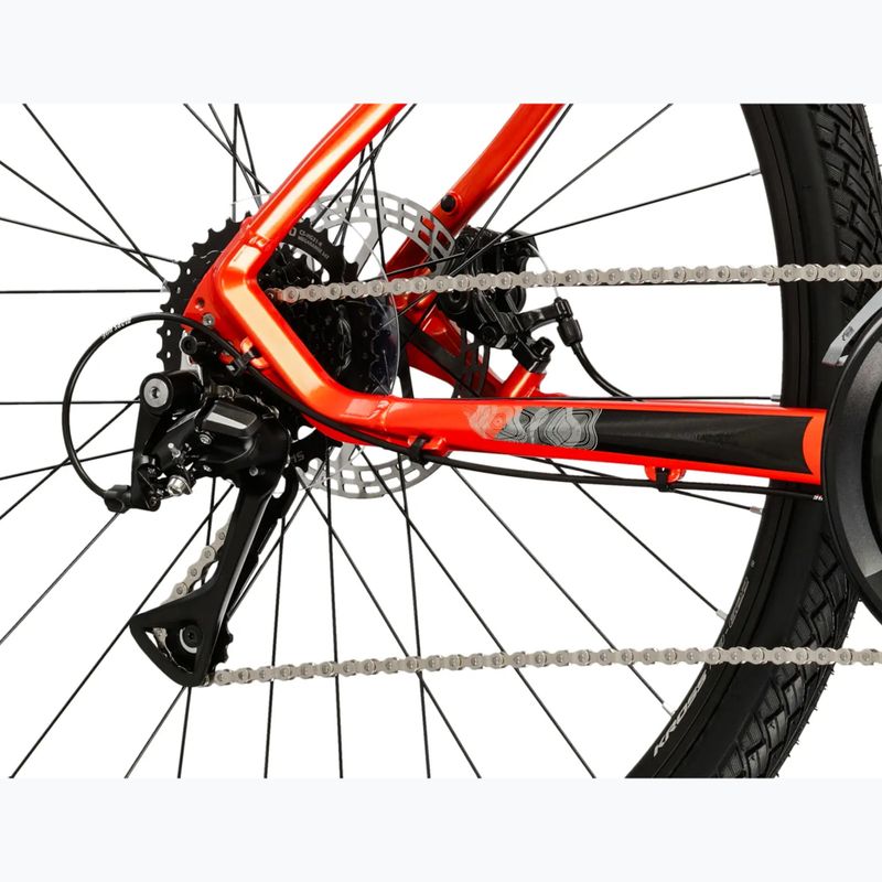 Велосипед кросовий KROSS Evado 3.0 помаранчевий/чорний 8