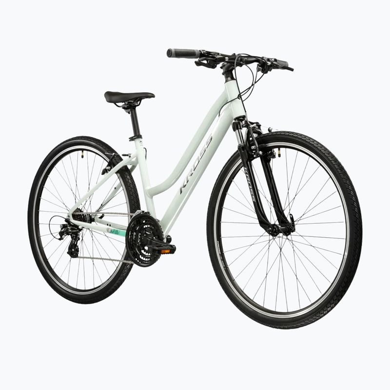 Велосипед кросовий жіночий KROSS Evado 2.0 W м'ятний/чорний 2