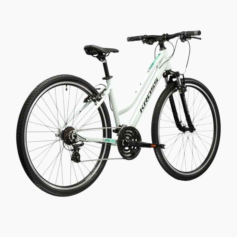 Велосипед кросовий жіночий KROSS Evado 2.0 W м'ятний/чорний 3