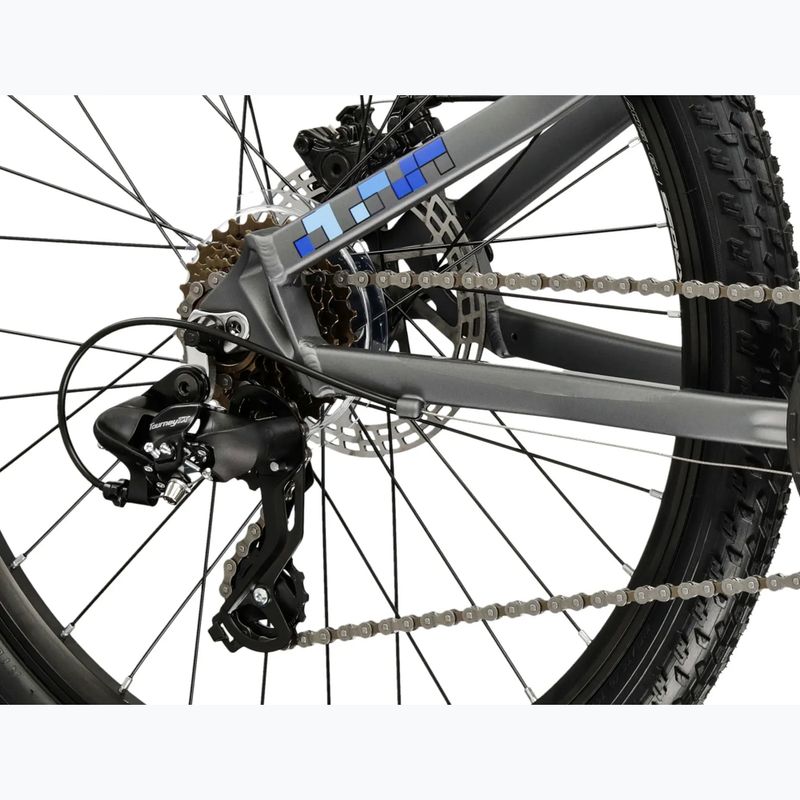 Велосипед дитячий KROSS Dust Jr 1.0 Dsc сірий/синій/матовий 6