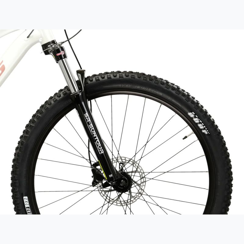 Велосипед гірський жіночий KROSS Lea 5.0 27,5" білий/рожевий/глянцевий 6