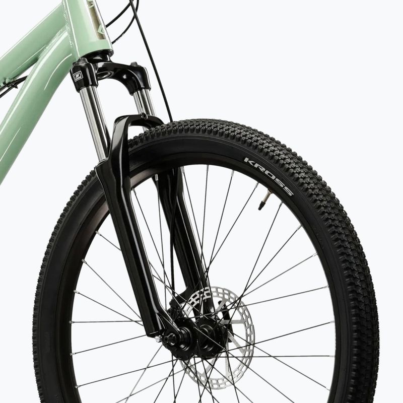 Велосипед KROSS Spade 1.0 зелений/срібний/глянцевий 6