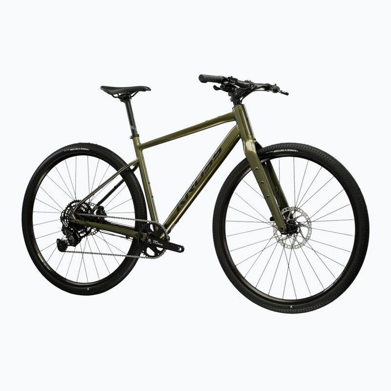 Велосипед гравійний KROSS Esker 1.0 FL зелений/графіт/глянцевий 2
