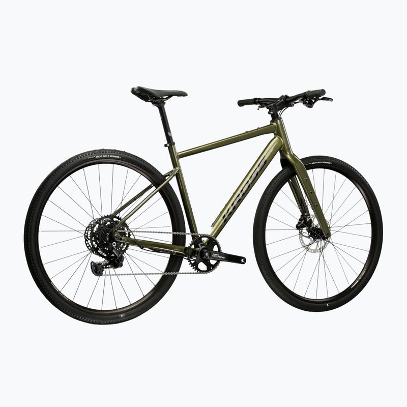 Велосипед гравійний KROSS Esker 1.0 FL зелений/графіт/глянцевий 3