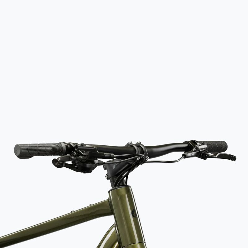 Велосипед гравійний KROSS Esker 1.0 FL зелений/графіт/глянцевий 4