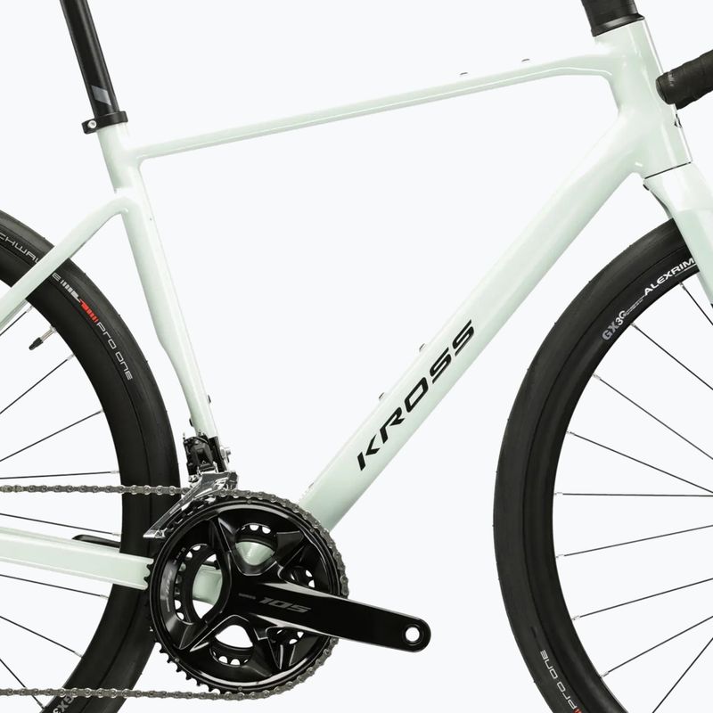 Велосипед шосейний KROSS Alta 4.0 м'ятний/бірюзовий/глянцевий 12