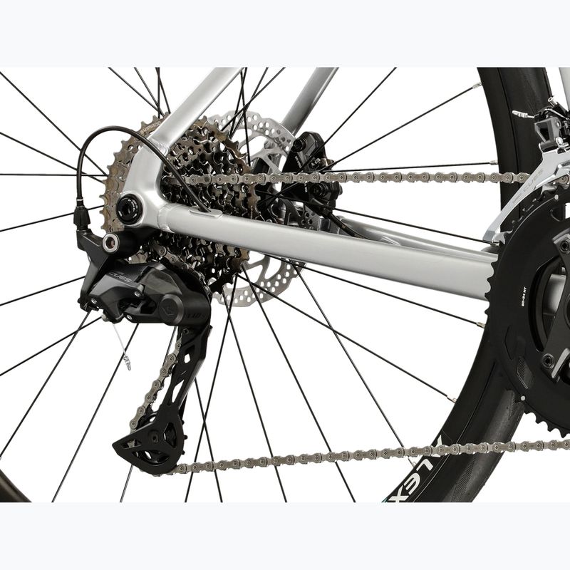 Велосипед шосейний KROSS Alta 2.0 срібний/бірюзовий/глянцевий 7