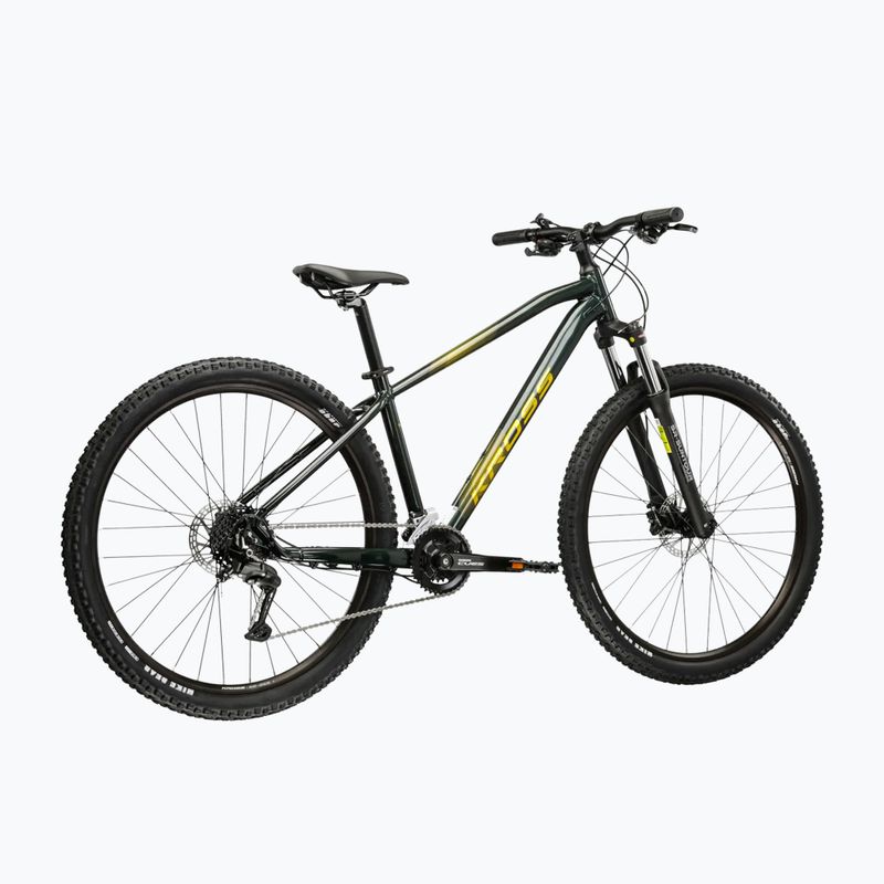 Велосипед гірський KROSS Hexagon 5.0 27.5" зелений/зелений/глянцевий 3