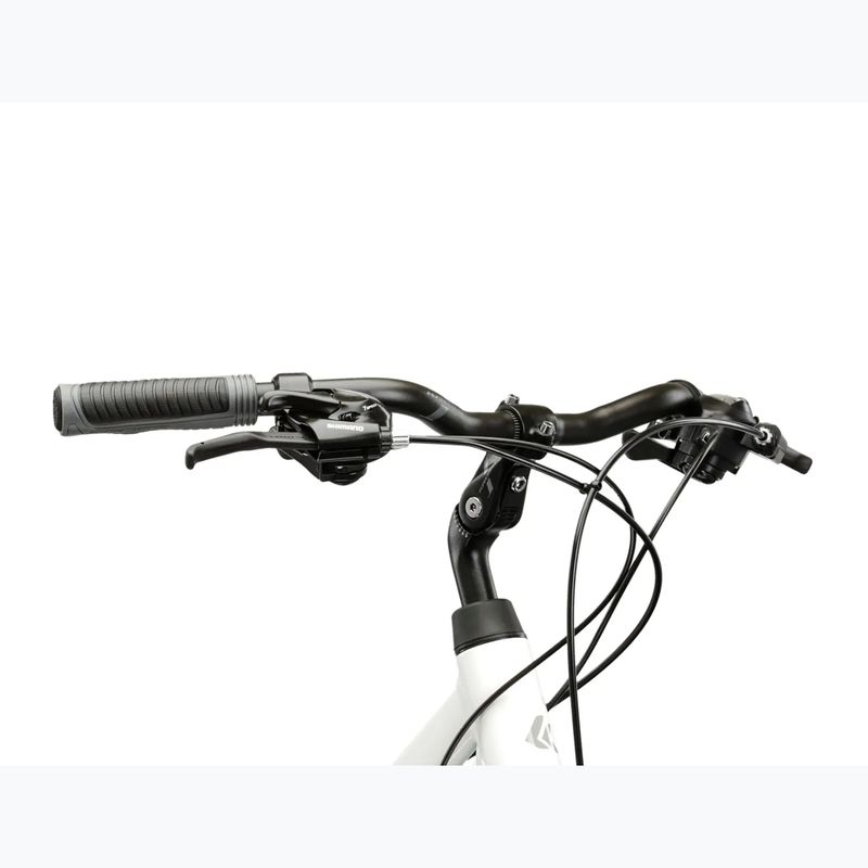 Велосипед трекінговий жіночий KROSS Trans 1.0 W білий/сірий/глянцевий 4
