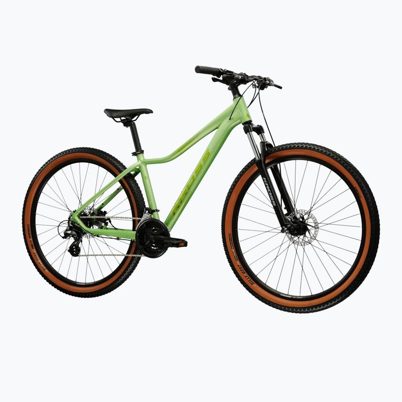 Велосипед гірський жіночий KROSS Lea X200 W 29 зелений/зелений/матовий 2