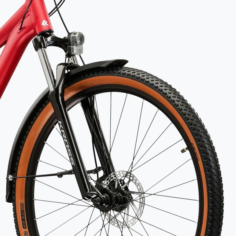 Велосипед гірський жіночий KROSS Lea X200 Eq W 29 рожевий/срібний/матовий 5