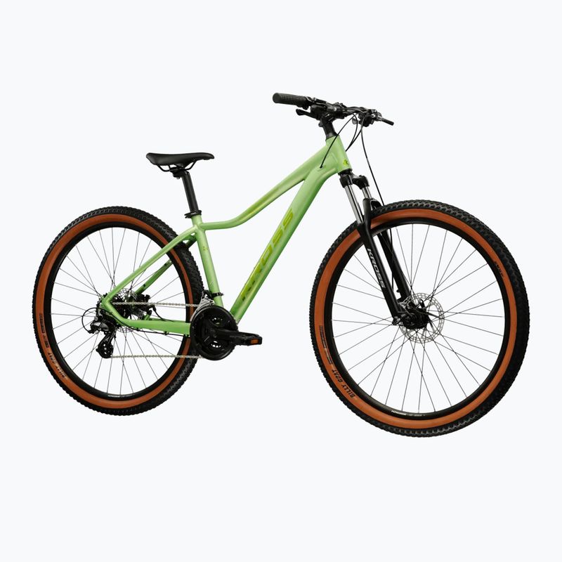 Велосипед гірський жіночий KROSS Lea X200 W 27.5 зелений/зелений/матовий 2