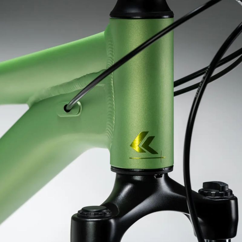 Велосипед гірський жіночий KROSS Lea X200 W 27.5 зелений/зелений/матовий 14
