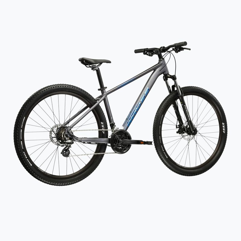 Велосипед гірський KROSS Hexagon X200 29" сірий/блакитний/матовий 3