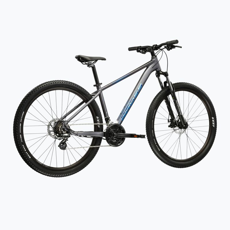 Велосипед гірський KROSS Hexagon X200 27,5" сірий/блакитний/матовий 3