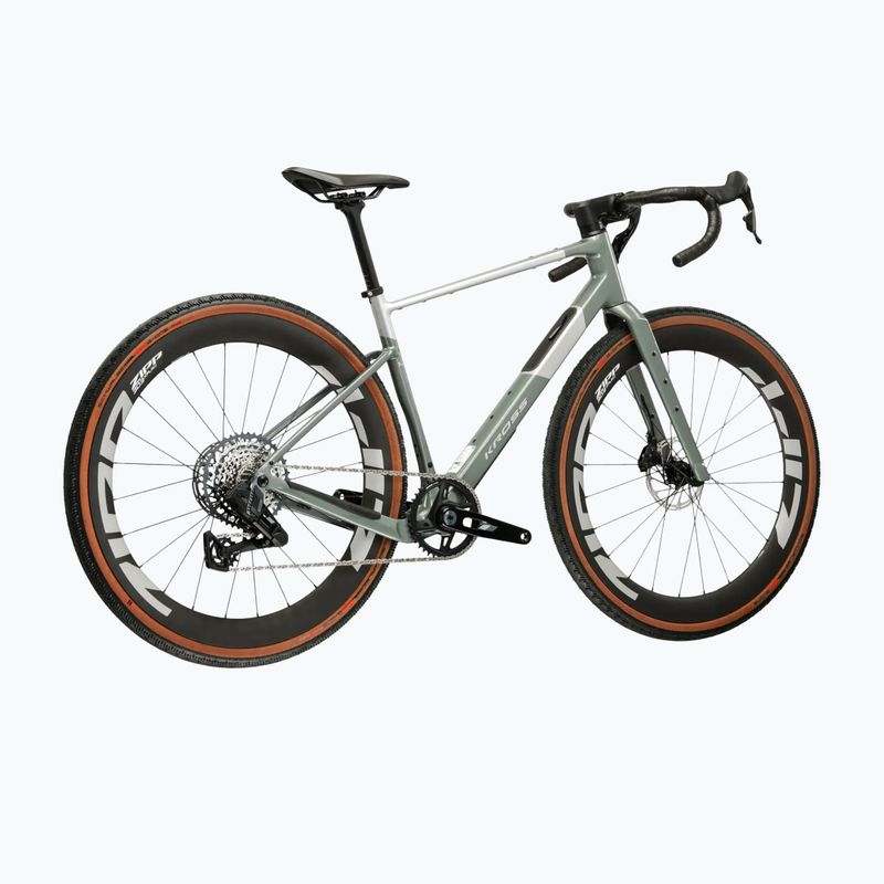 Велосипед гравійний KROSS Esker ADV 3.0 зелено-сірий/срібний/матовий 3