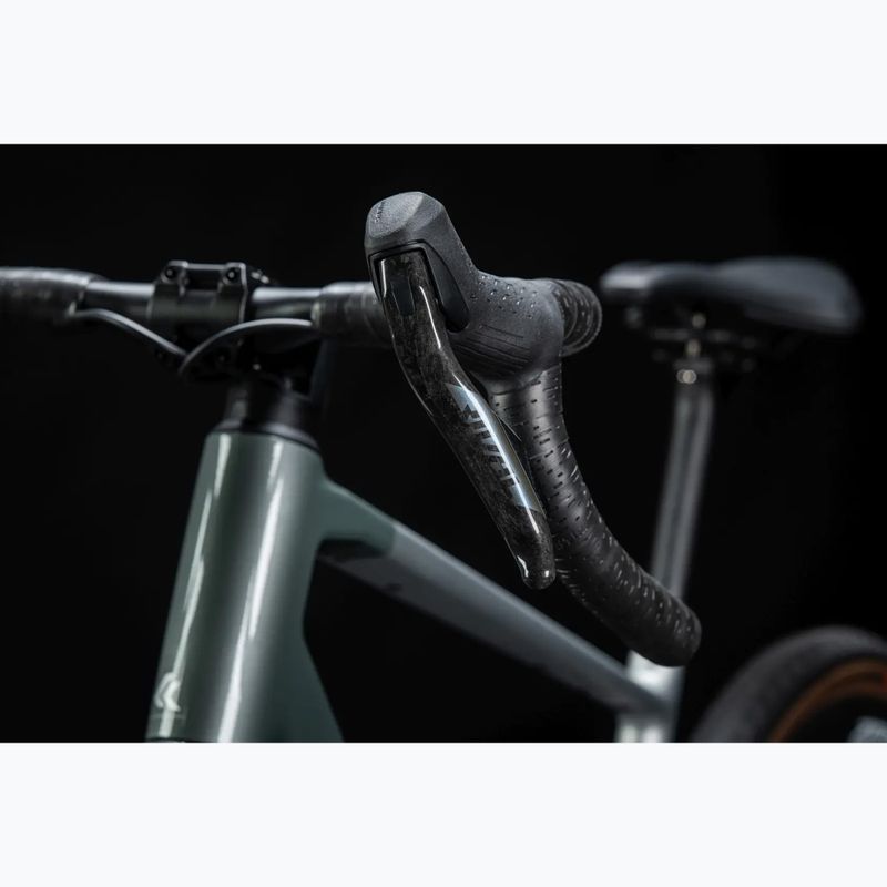 Велосипед гравійний KROSS Esker ADV 3.0 зелено-сірий/срібний/матовий 15