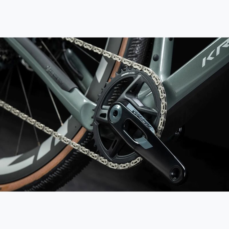 Велосипед гравійний KROSS Esker ADV 3.0 зелено-сірий/срібний/матовий 18