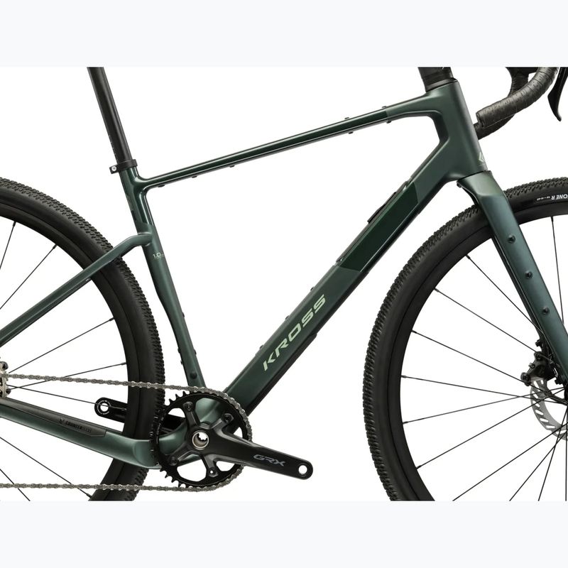 Велосипед гравійний KROSS Esker ADV 1.0 зелений/матовий 12