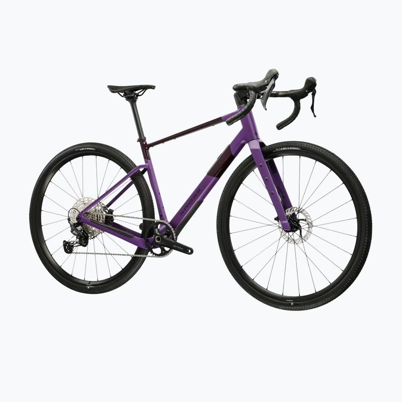Велосипед гравійний KROSS Esker ADV 1.0 фіолетовий/матовий 2