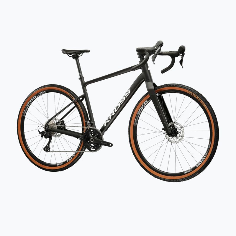 Велосипед гравійний KROSS Esker 6.0 чорний/білий/матовий/глянцевий 2