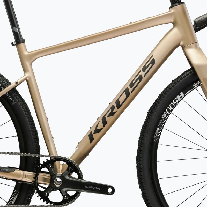 Велосипед гравійний KROSS Esker 5.0 титановий/чорний/глянцевий 12