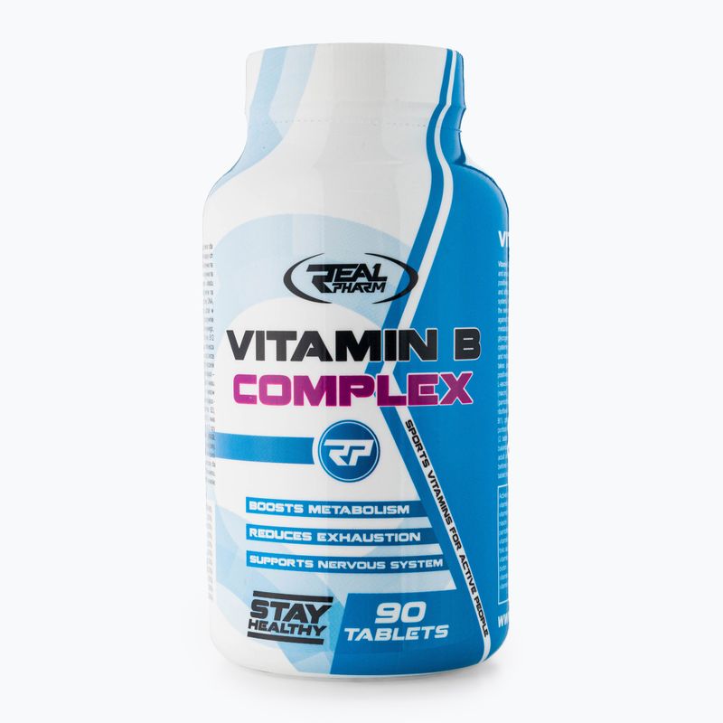 Вітамін B Complex Real Pharm Комплекс вітамінів B 90 таблеток 701244