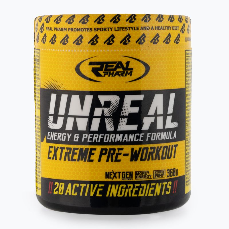 Передтренувальний комплекс Real Pharm Unreal 360g чорна смородина 701510