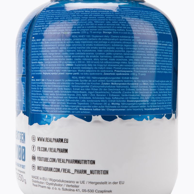 Whey Real Pharm Real 2,25kg ваніль-чорниця 701701 2