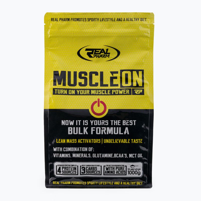 Гейнер Real Pharm Muscle ON 1kg ваніль-чорниця 704467