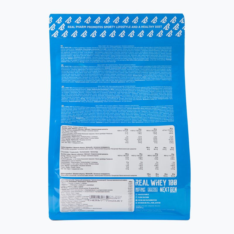 Whey Real Pharm Real 2kg йогурт-вишня 706652 2