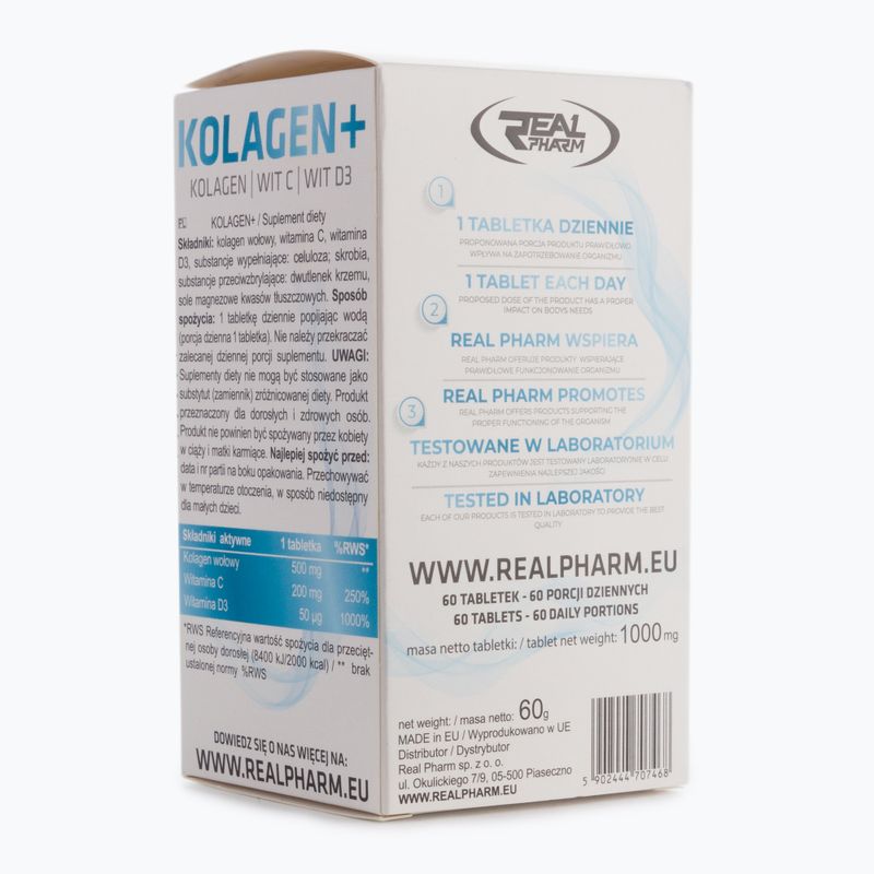 Колаген Real Pharm Колаген+ 60 табл. 2