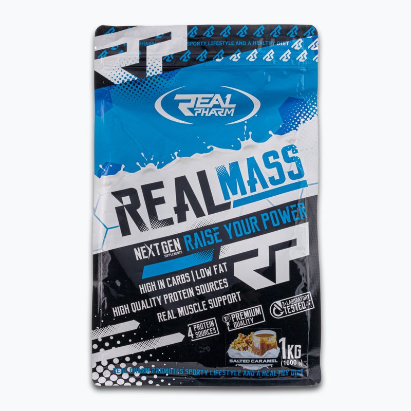 Гейнер Real Pharm Real Mass 1kg солона карамель 709059