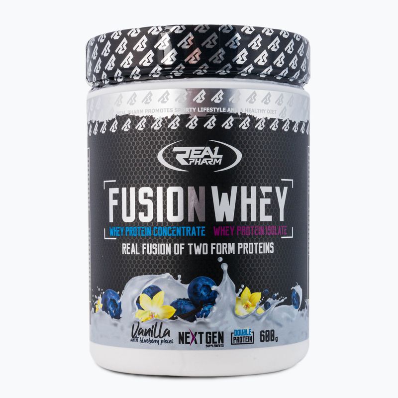 Whey Real Pharm Fusion 600g ваніль-чорниця 709202