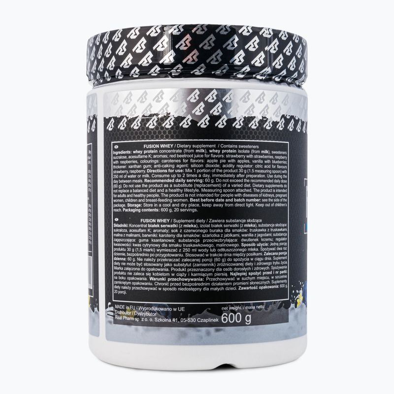 Whey Real Pharm Fusion 600g ваніль-чорниця 709202 3
