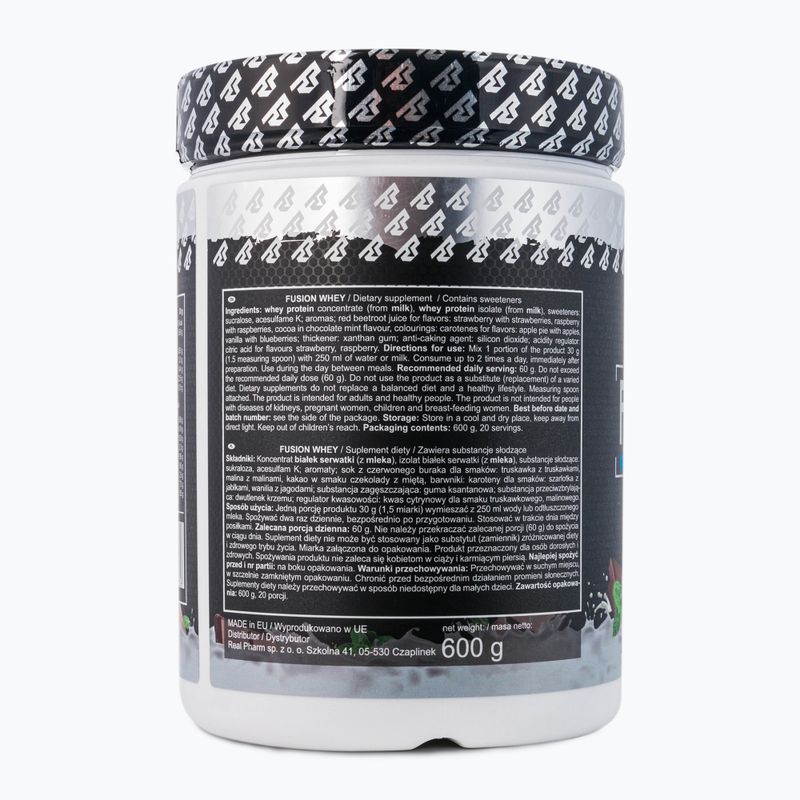 Whey Real Pharm Fusion 600g шоколад-м'ята 709356 3