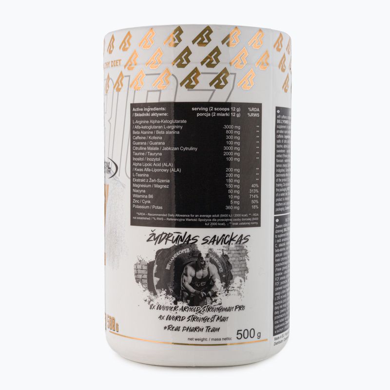 Передтренувальний комплекс Real Pharm Big Z 500g лимон–апельсин 710147 2