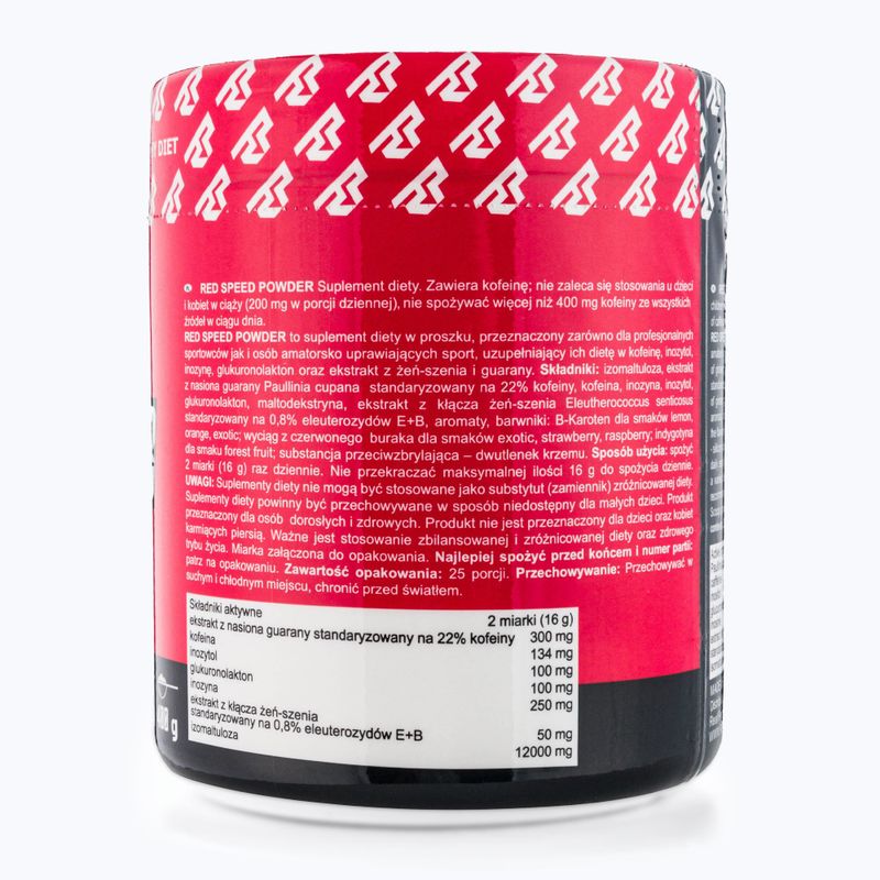 Передтренувальний комплекс Real Pharm Red Speed Powder 400g вишня 714992 2