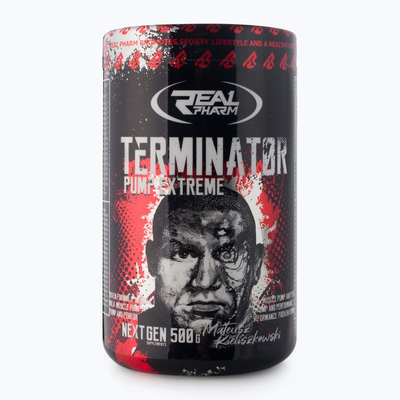 Передтренувальний комплекс Real Pharm Terminator 500g виноград 715029