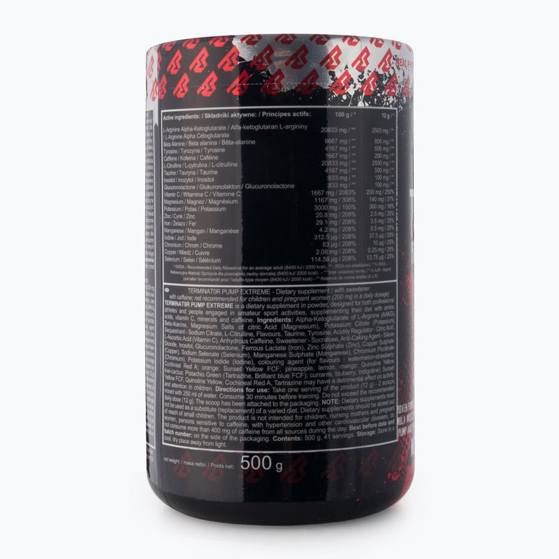 Передтренувальний комплекс Real Pharm Terminator 500g виноград 715029 2