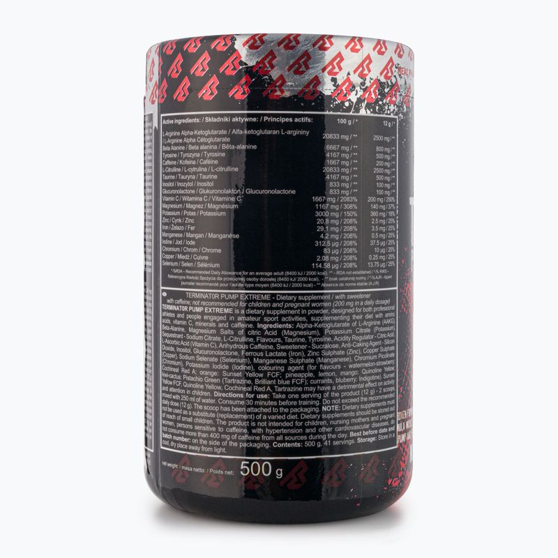 Передтренувальний комплекс Real Pharm Terminator 500g чорна смородина 715043 2