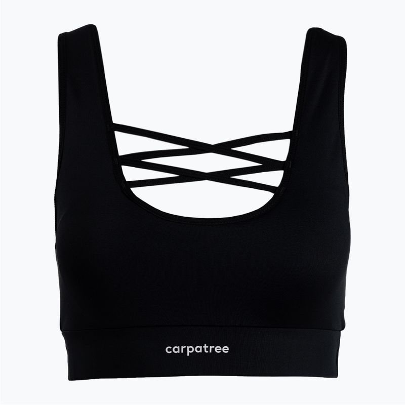 Бюстгальтер для фітнесу Carpatree Cross String Sports чорний C-CSSB