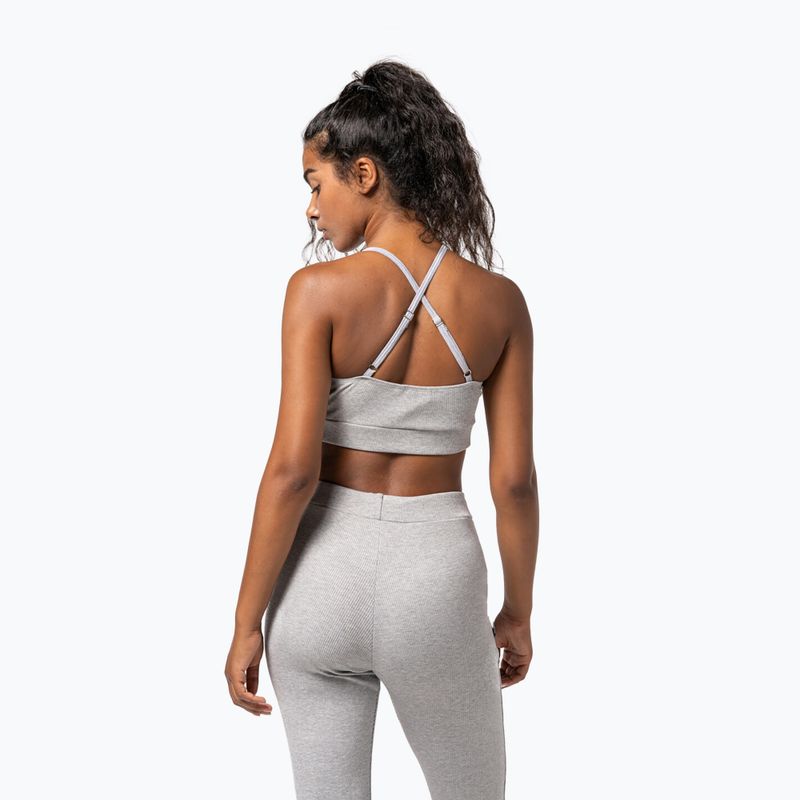 Бюстгалтер fitness Carpatree Rib grey 2