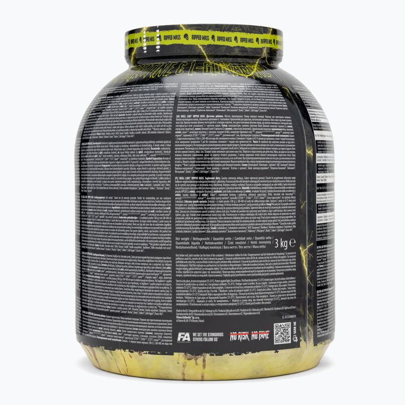 Гейнер Fitness Authority Skull Labs Ripped 3 кг strawberry 3