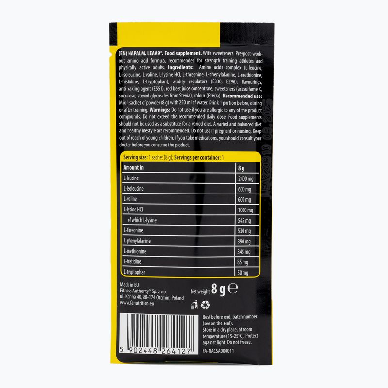 Амінокислоти Fitness Authority Napalm Leaa9 240 г fruit massage 2